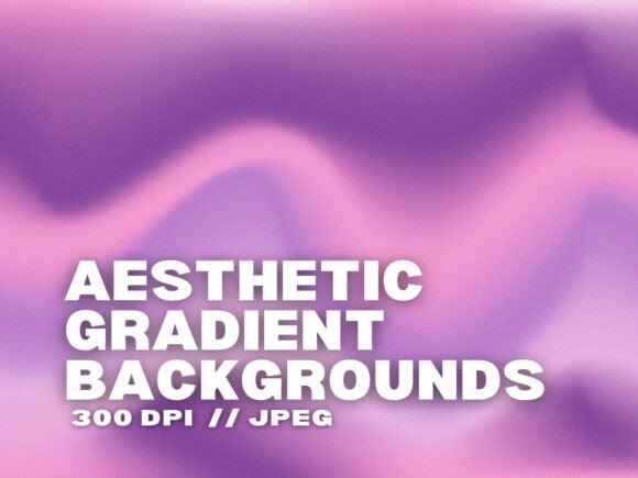 10 Aesthetic Gradient Backgrounds