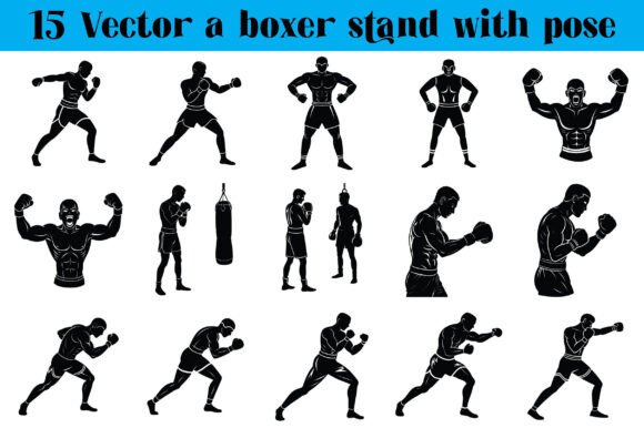 A Boxer Stand with Pose Vector -Set: A Comprehensive Guide for Creators and Designers