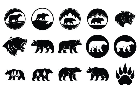 Bear Silhouette Vector - Vol 3: A Comprehensive Overview