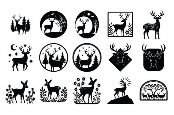 Deer Vector Silhouette Vector: A Strategic Asset for Creative and Professional Use
