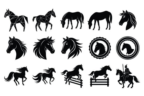 Horse Silhouette Vector: A Versatile Design Resource