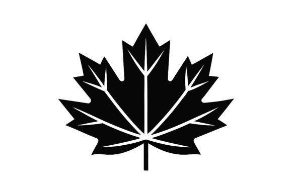 Maple Leaf Silhouette Vector Icon: A Timeless Symbol for Modern Design