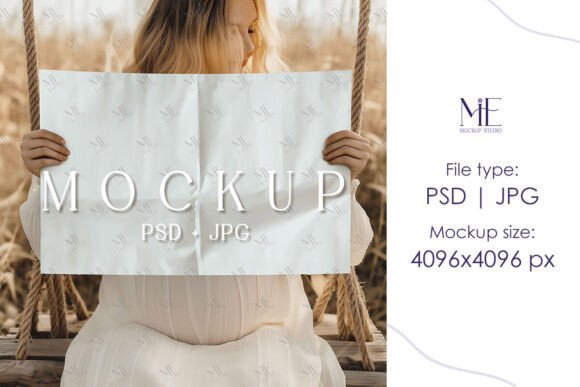 Pregnancy Announcement Newspaper Mockup: A Creative Solution for Modern Designers