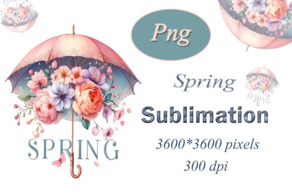 Sublimation Spring and Flowers: A Versatile Design for Creative Projects